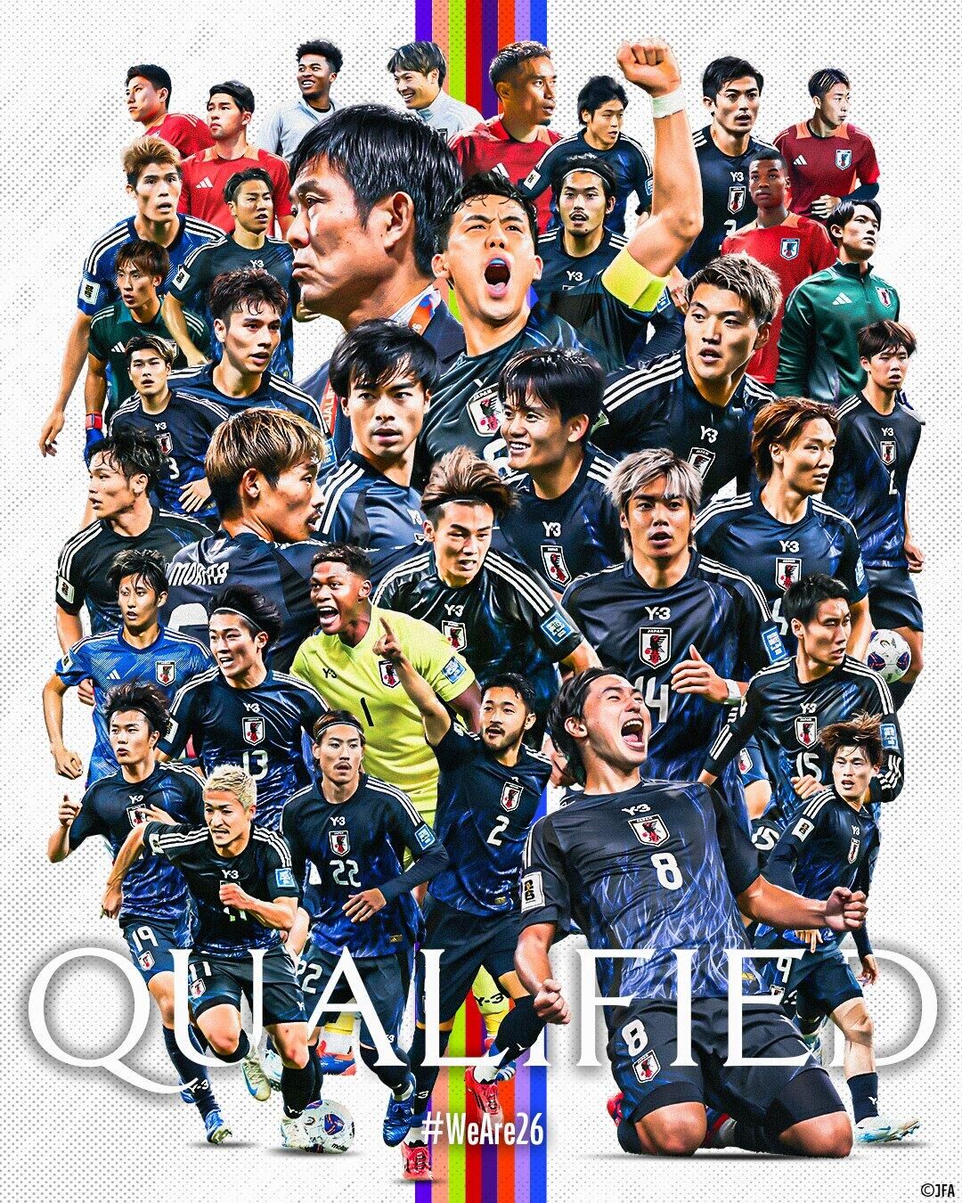  斷層領(lǐng)先！日本7輪6勝1平提前晉級世界杯，全球除東道主外首隊(duì)！
